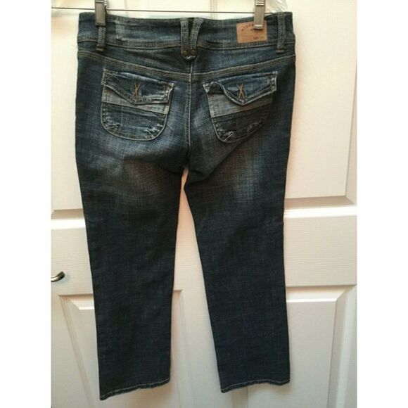 HYDRAULIC  stretch denim jeans 7/8 juniors - Picture 2 of 2